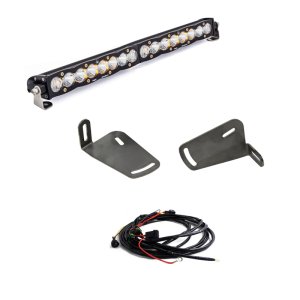 Ram Rebel 1500 Light Bar - Front - Baja Designs - S8 20in - Clear - `19-`27